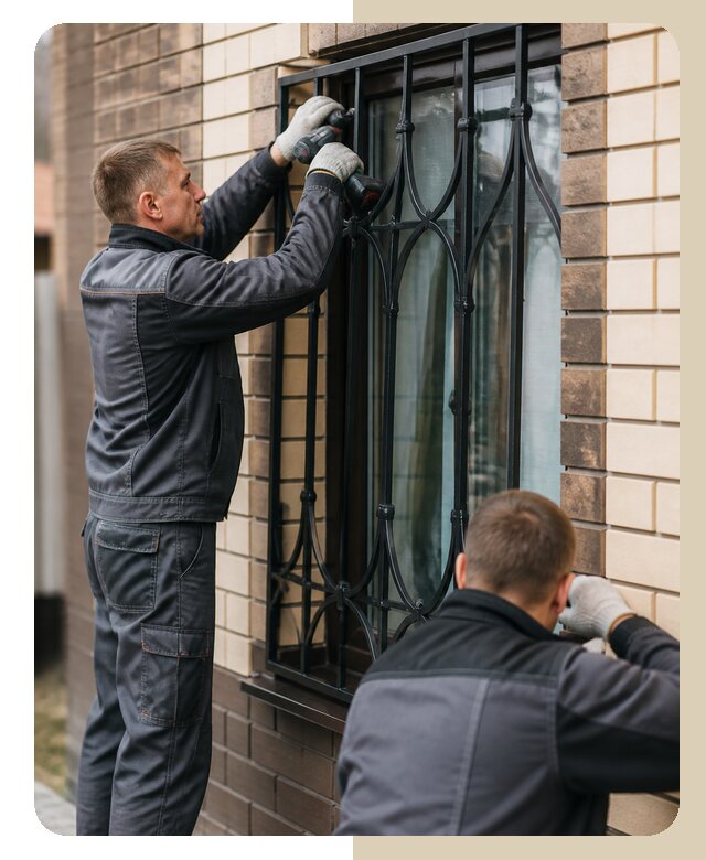 Установка решеток в дом в Азове по цене от 3594 р. | ДвериЛегко-Азв